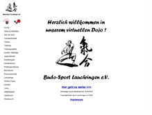 Tablet Screenshot of karate-lauchringen.de
